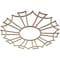 Ekena Millwork Augustus Wood Fretwork Pierced Ceiling Medallion, Hickory, 22"OD x 7 3/4"ID x 3/8"T CMWP22X22X0375AUHI - alternate 4